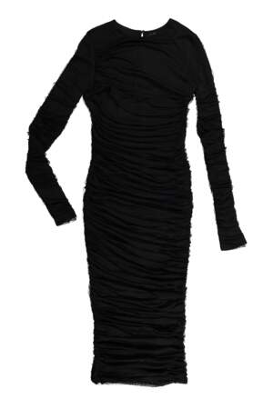 Robe noire en soie, Nisse, 440€