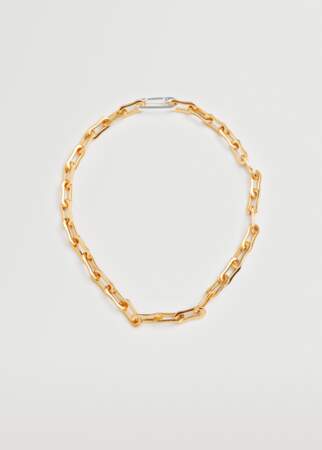 Collier Court Maillons Metal, BIMBA Y LOLA, 78 €