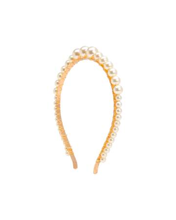 
Serre-tête en métal avec petites perles, 8 by Yoox, 29€
