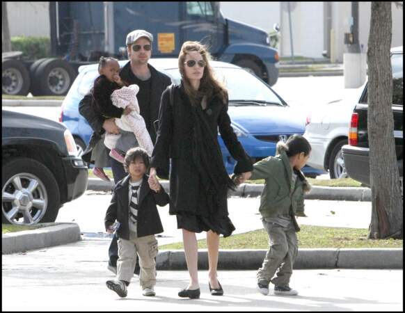 Brad Pitt et Angelina Jolie sont parents de 6 enfant