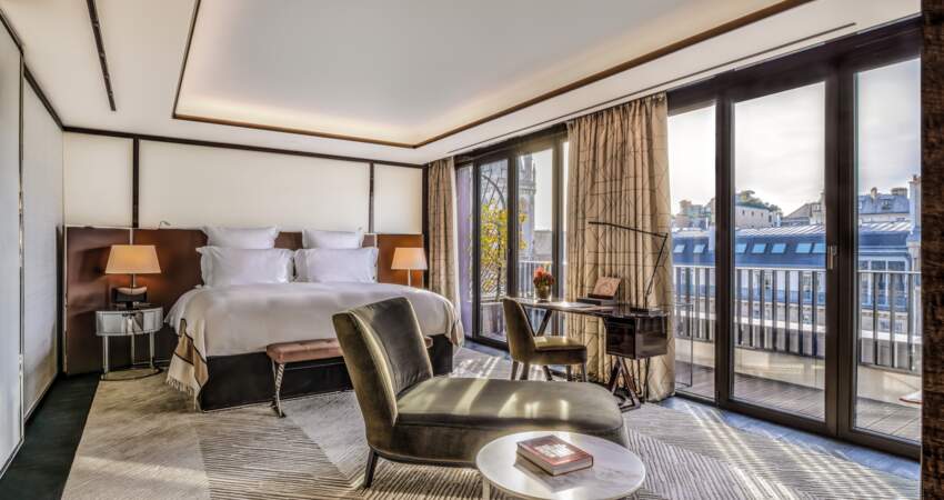 Chambre du Bulgari Hotel Paris