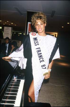 Nathalie Marquay a participé au concours de Miss Monde 1987