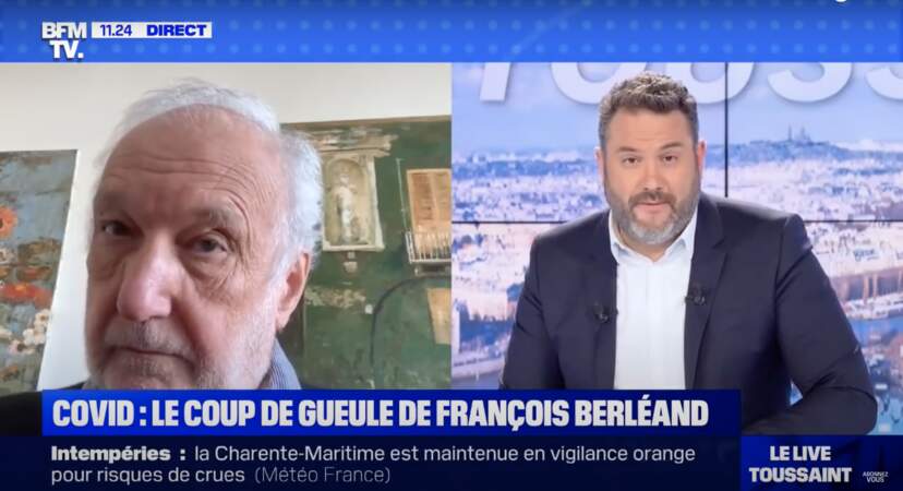 Le coup de gueule de François Berléand sur BFMTV.