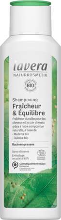 Shampooing Fraîcheur & Equilibre, Lavera, 6,90€ les 250ml en magasins bio et sur lavera.fr