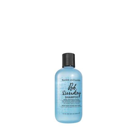 Shampoing detox purifiant hebdomadaire Sunday Shampoo, Bumble and Bumble,  22€ les 250ml en boutique Blissim et sur blissim.fr