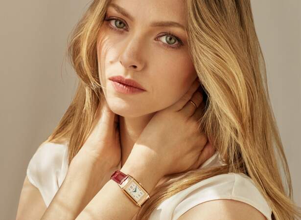 Amanda Seyfried a choisi une Jaeger-LeCoultre Reverso One Duetto Moon