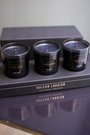 Coffret mini bougies parfumées
Maison Laugier, 58€, maisonlaugier.com