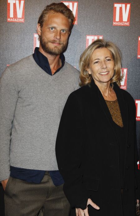 Arnaud Lemaire et Claire Chazal, en février 2012. 