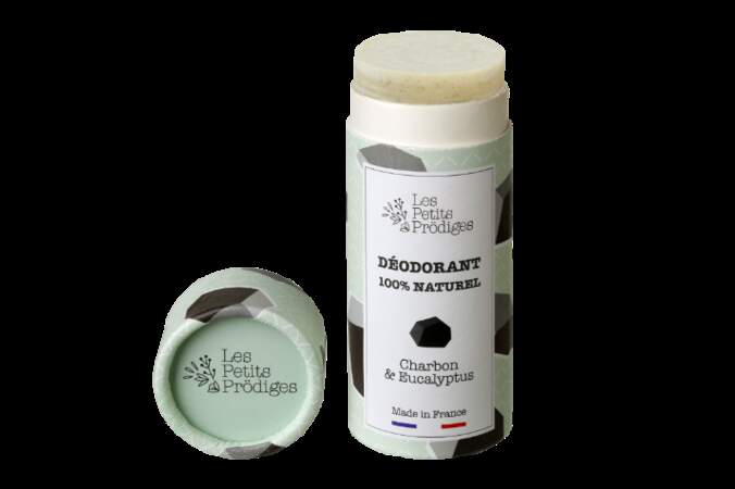 Déodorant 100% Naturel Charbon & Eucalyptus, Les Petits Prodiges, 9,90, nocibe et lespetitsprodiges.com