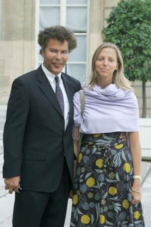 Igor Bogdanoff et son épouse Amelie de Bourbon de Parme, en septembre 2006
