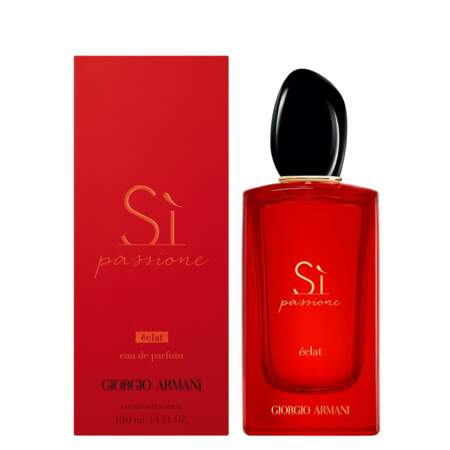 Eau de parfum Sì Passione Éclat, Giorgio Armani, 132,50 € chez Marionnaud 