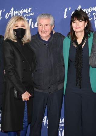 Brigitte Macron, Claude Lelouch et sa compagne Valérie Perrin