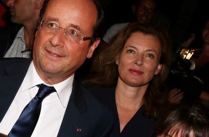 François Hollande et Valérie Trierweiler lors de leurs vacances au fort de Brégançon en 2012
