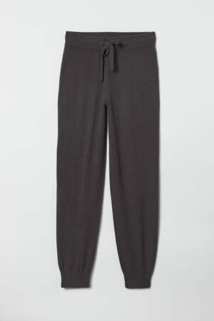 Pantalon jogger en cachemire, H&M, 99€