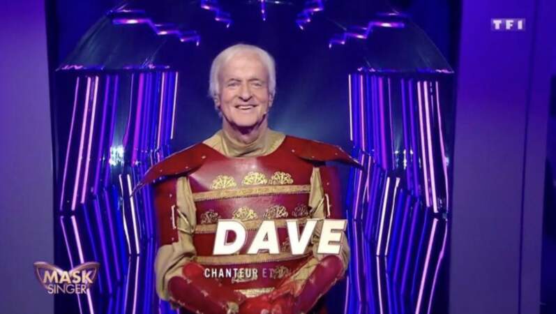 Dave en 2020 dans "Mask Singer" sur TF1