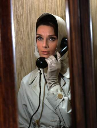 Audrey Hepburn, dans le film "Charade" (1964) 