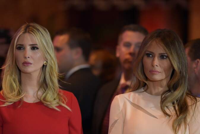 La fille de Donald Trump Ivanka et sa femme Melania, le 19 Avril 2016.