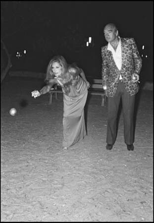 Dalida et Eddie Barclay, le producteur (1974)