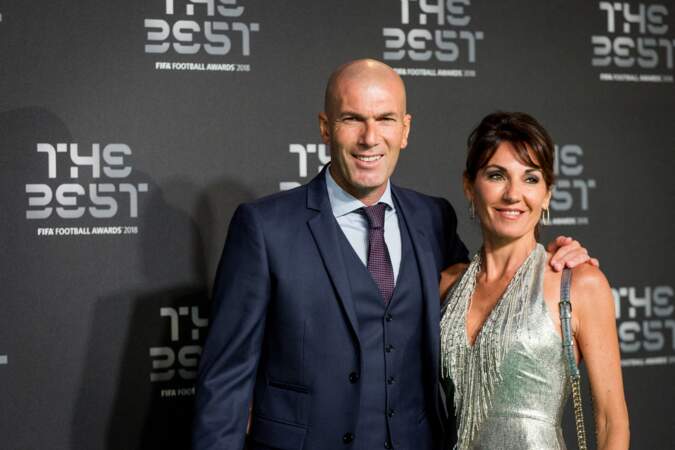 Zinédine et Véronique Zidane