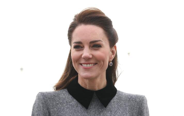 Kate Middleton a déjà porté cette robe Catherine Walker en mars 2019.