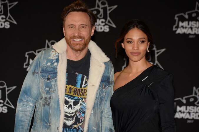 L'ex-mari de Cathy Guetta et sa compagne lors de 19ème édition des NRJ Music Awards à Cannes le 4 novembre 2017. 