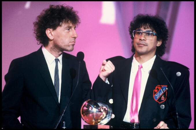 Alain Souchon et Laurent Voulzy ont présenté la troisième cérémonie des Victoires de la Musique, le 19 décembre 1987.