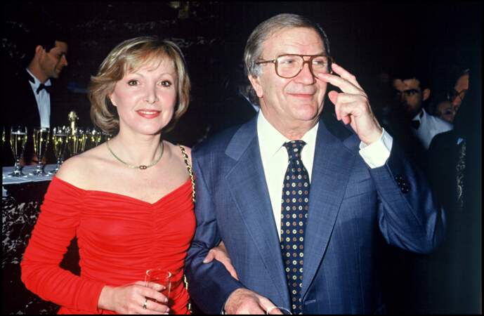 Pierre Mondy et sa quatrième épouse (1990)