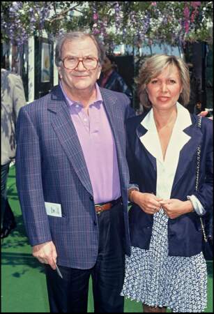 Pierre Mondy et sa dernière épouse (1991)