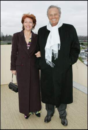 Roger Hanin et sa dernière compagne Agnès (2007)