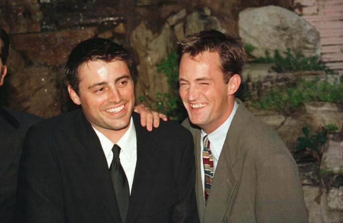 Matt Leblanc avec Matthew Perry en 1998