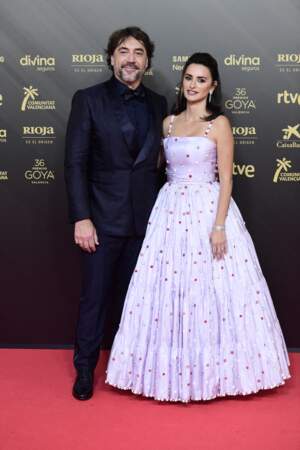 Penelope Cruz, Javier Bardem : le couple le plus élégant de la soirée, le 12 février 2022.