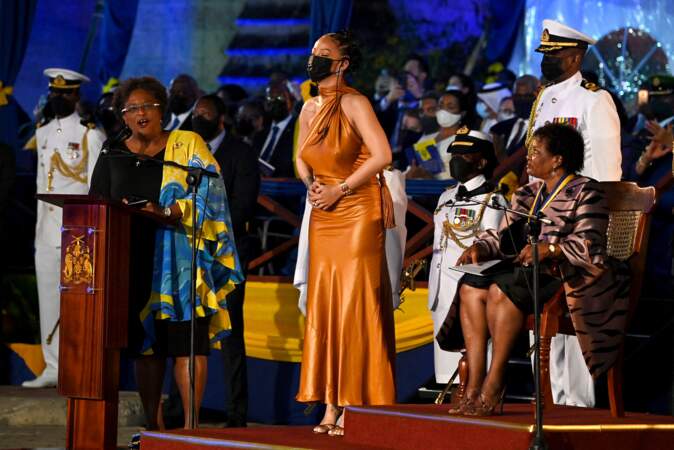 Rihanna à la Barbade, le 29 novembre 2021