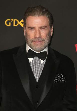 John Travolta porte une barbe grise en 2018
