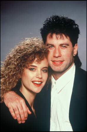 John Travolta avec sa défunte épouse Kelly Preston en 1989