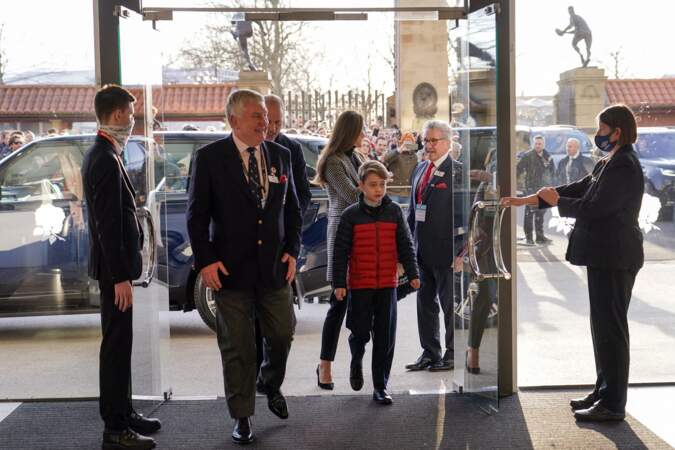 Le prince George a crée la surprise en accompagnant ses parents au tournoi