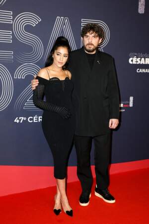 Leïla Bekhti et Damien Bonnard aux César le 25 février 2022