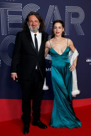Audrey Dana et son mari Olivier Delbosc présents à la cérémonie des César à l'Olympia à Paris, le 25 février 2022