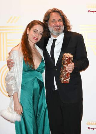 Audrey Dana proche d'Olivier Delbosc avec le Cesar du meilleur film pour Illusions perdues