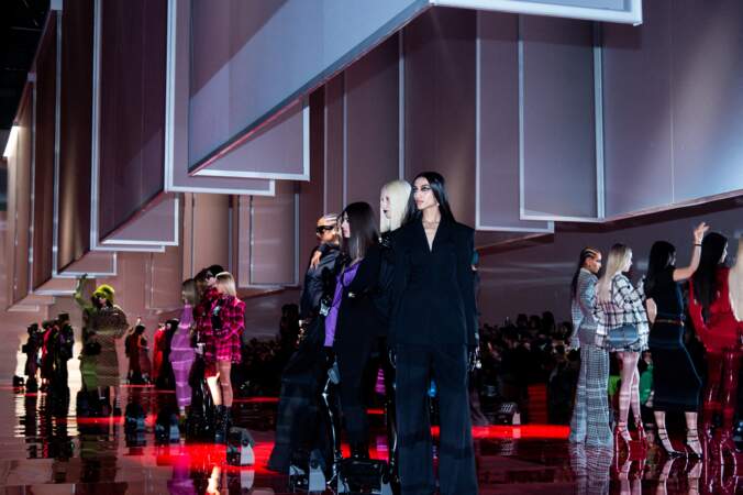 Le show Versace à la Fashion Week de Milan