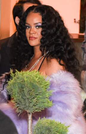 Rihanna sublime à la soirée du défilé Gucci en marge de la fashion week à Milan le 25 février 