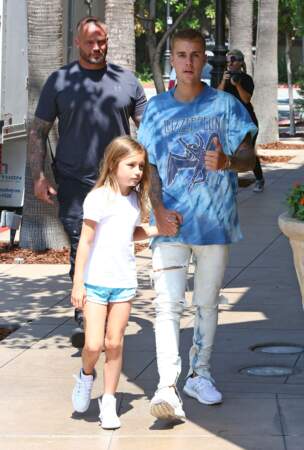 Justin Bieber et sa petite soeur Jazmyn
