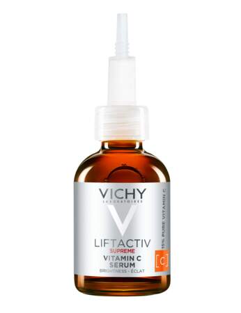 Liftactiv Suprême Vitamine C Sérum, Vichy, 37 €, en pharmacies et parapharmacies