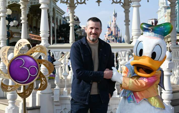 Guillaume Canet lors du 30ème anniversaire du parc d'attractions Disneyland Paris, le  5 mars 2022