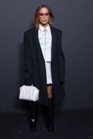 Anitta lors du défilé Givenchy automne-hiver 2022/2023, à Paris, le 6 mars 2022.