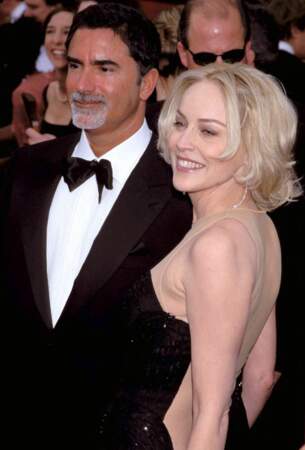 Sharon Stone et son ex Phil (2002)