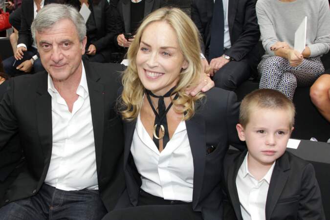Sharon Stone et son fils Quinn en 2012