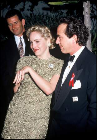 Sharon Stone et son ancien fiancé Bill McDonald en 1993