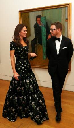 La robe à imprimé floral Alexander McQueen, repérée sur Kate Middleton, le 12 mars 2019
