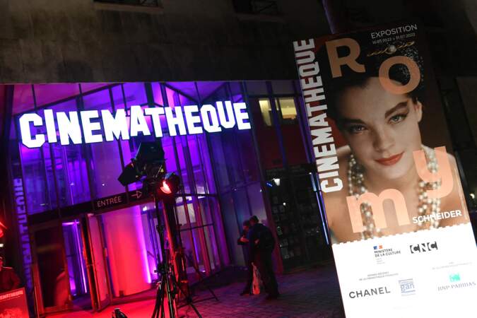Vernissage de l'exposition Romy Schneider à  La Cinémathèque à Paris, le 14 mars 2022. 