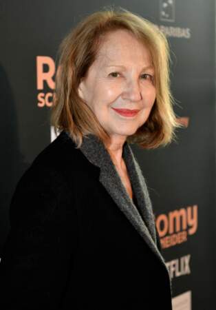 Nathalie Baye au vernissage de l'exposition Romy Schneider à  La Cinemathèque à Paris le 14 mars 2022.